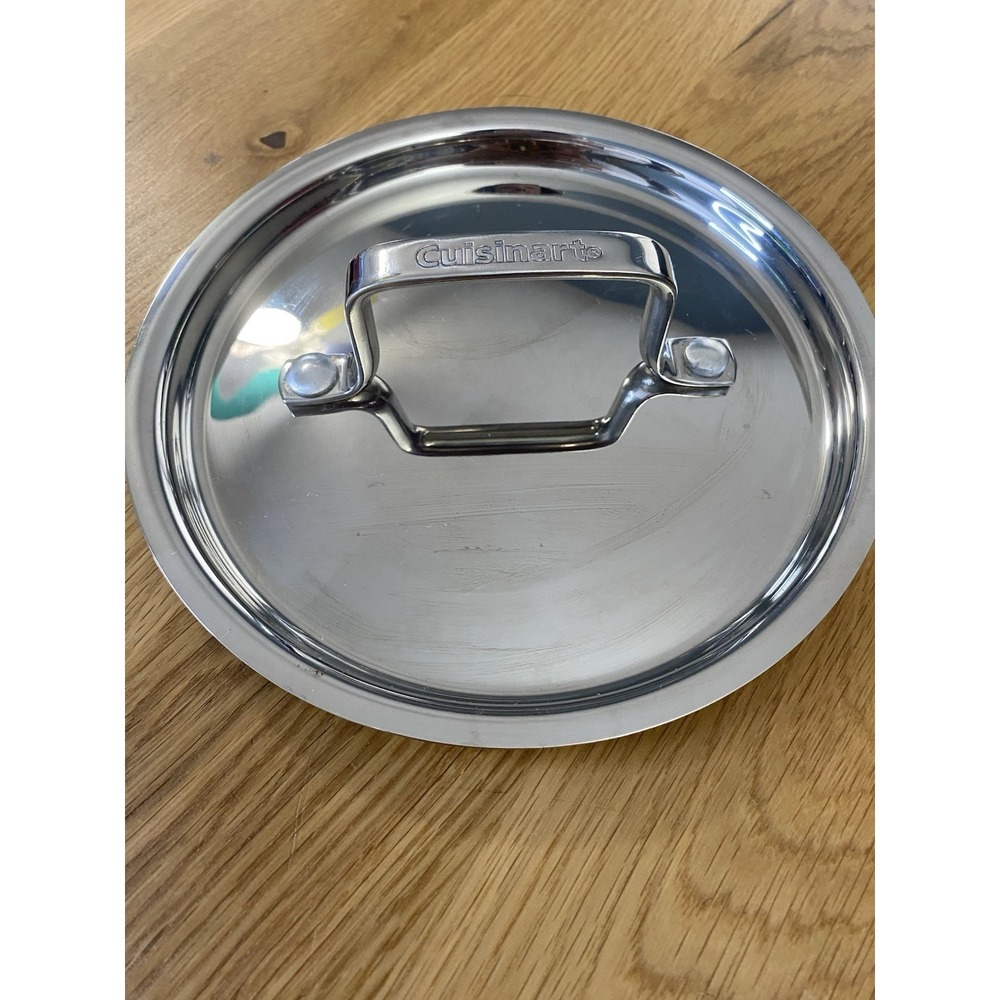 Cuisinart Vintage Stainless Steel Round Replacement Lid 7"